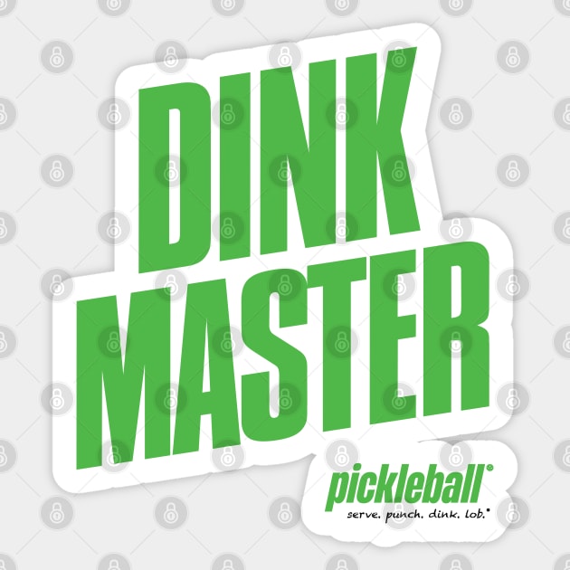 Pickleball Dink Master Sticker by darklordpug